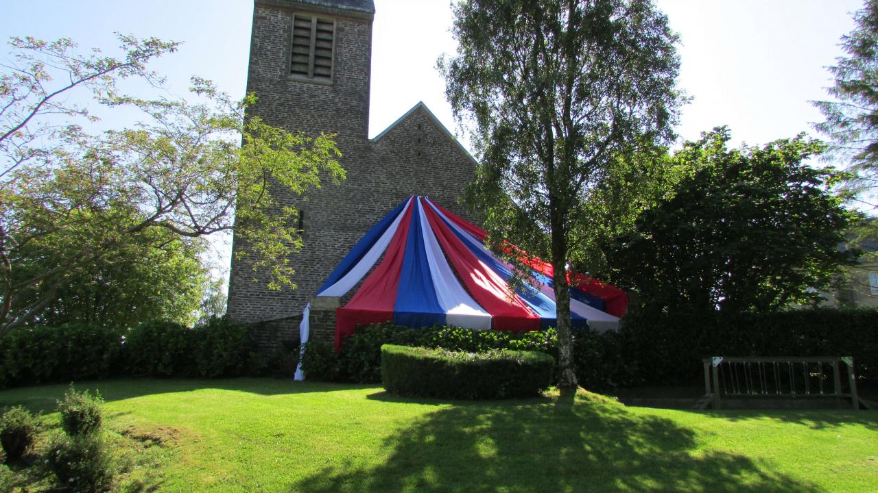 parvis de l'église